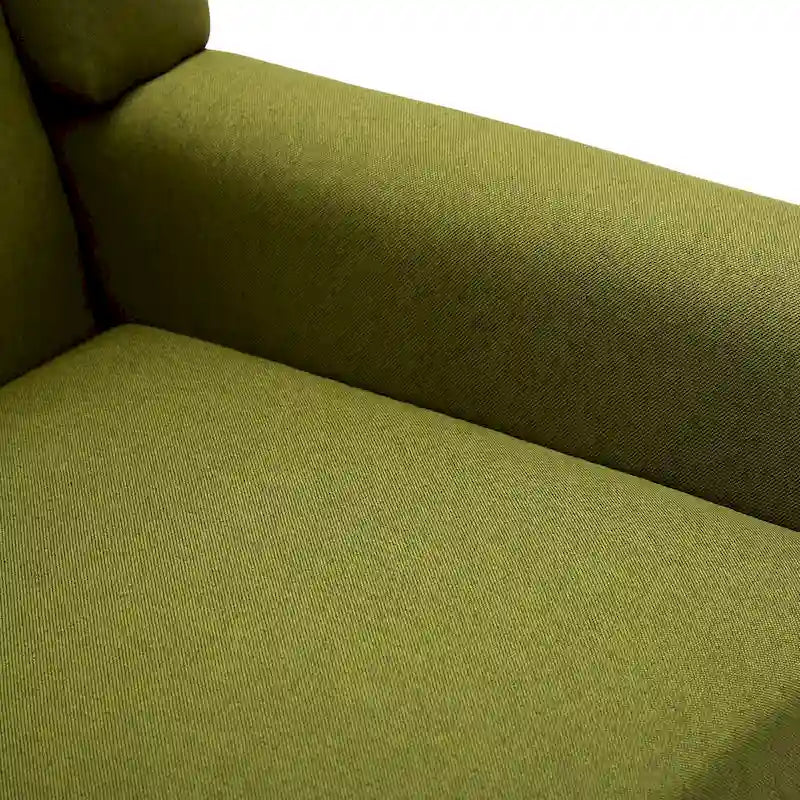 Upholstered Armchair with Wide Back Accent Chair
