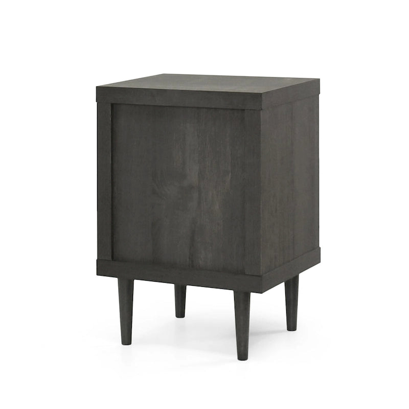 Nachtkastje in mid-century modern stijl met 2 laden