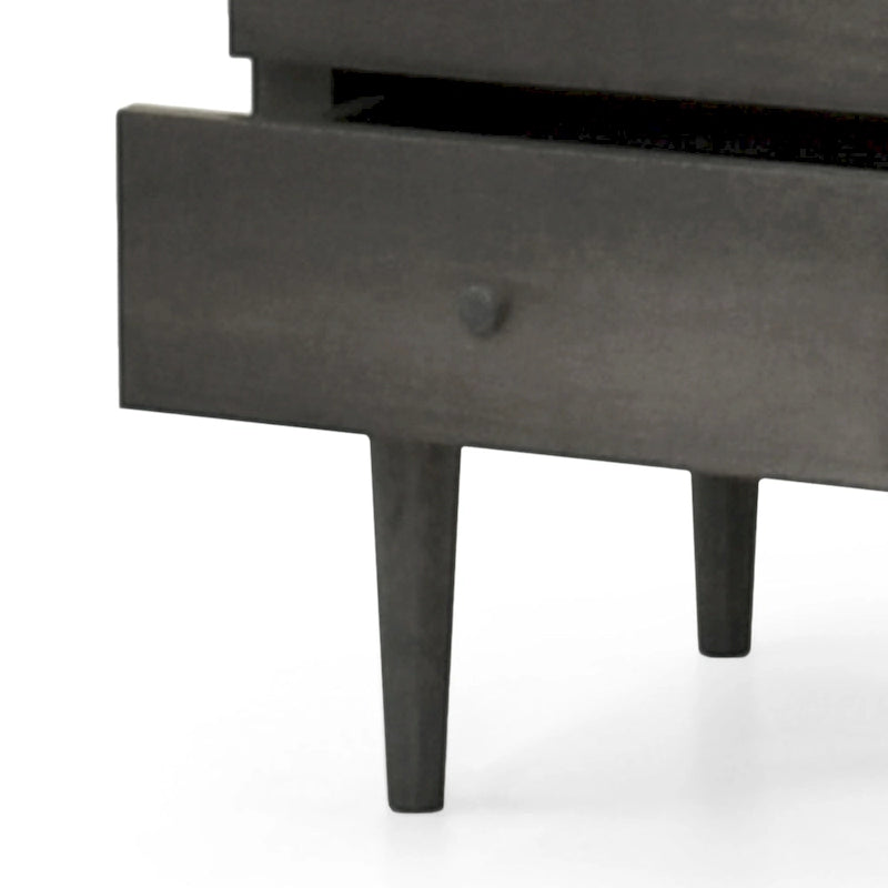 Nachtkastje in mid-century modern stijl met 2 laden