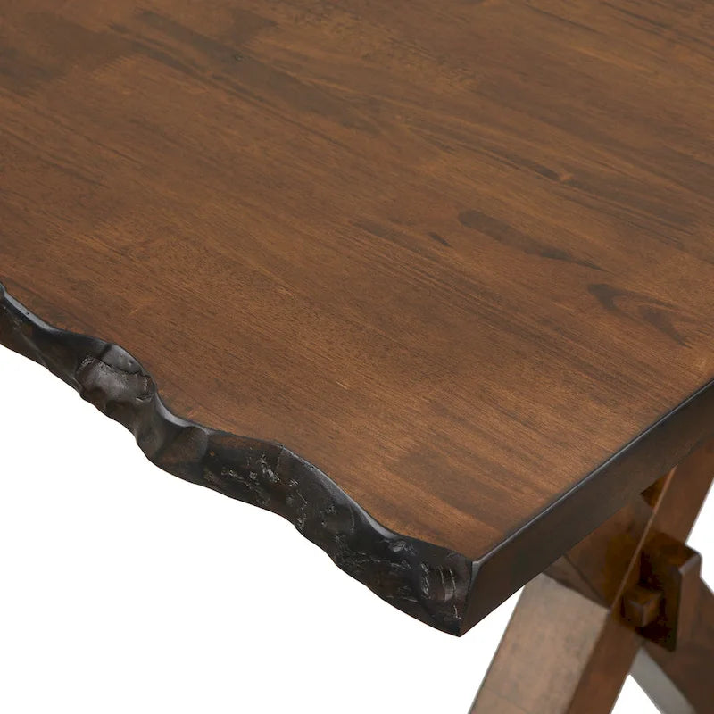 Live Edge Solid Wood Walnut Dining Table