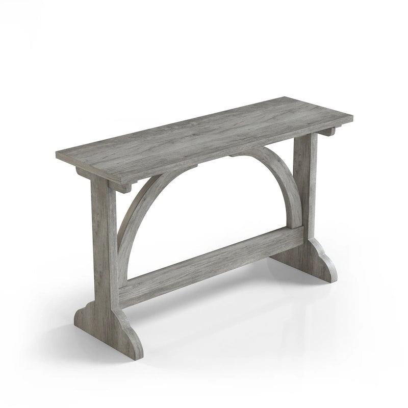 Rustic Oak Finish 47-inch Sofa Table