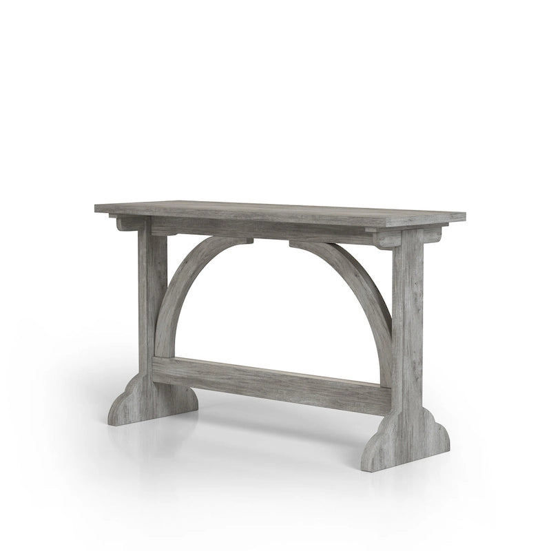 Rustic Oak Finish 47-inch Sofa Table