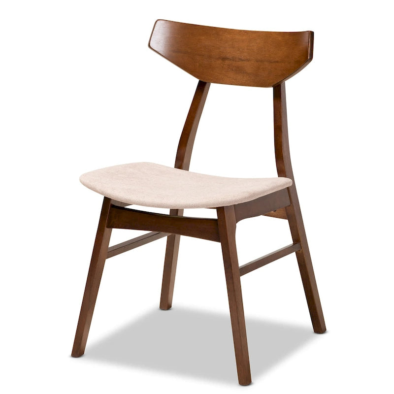Mid-Century Modern Transitional 4-Piece Dining Chair Set
