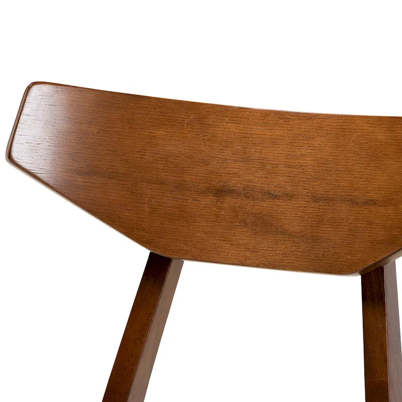 Mid-Century Modern Transitional 4-Piece Dining Chair Set
