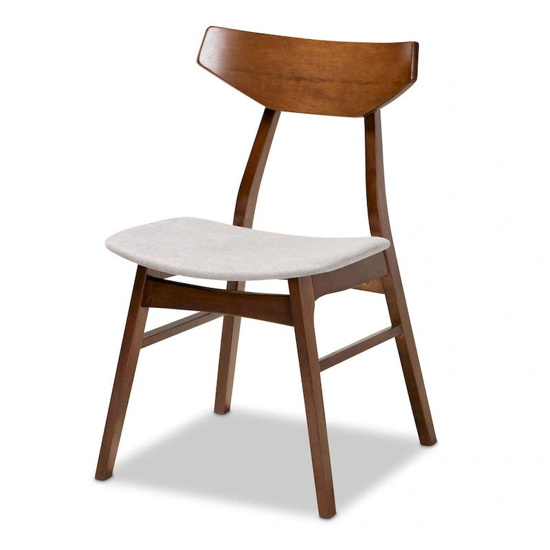 Mid-Century Modern Transitional 4-Piece Dining Chair Set