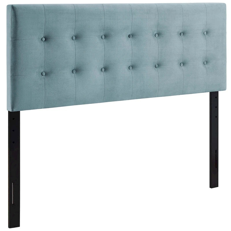 Gestoffeerd fluwelen hoofdbord voor kingsize bed