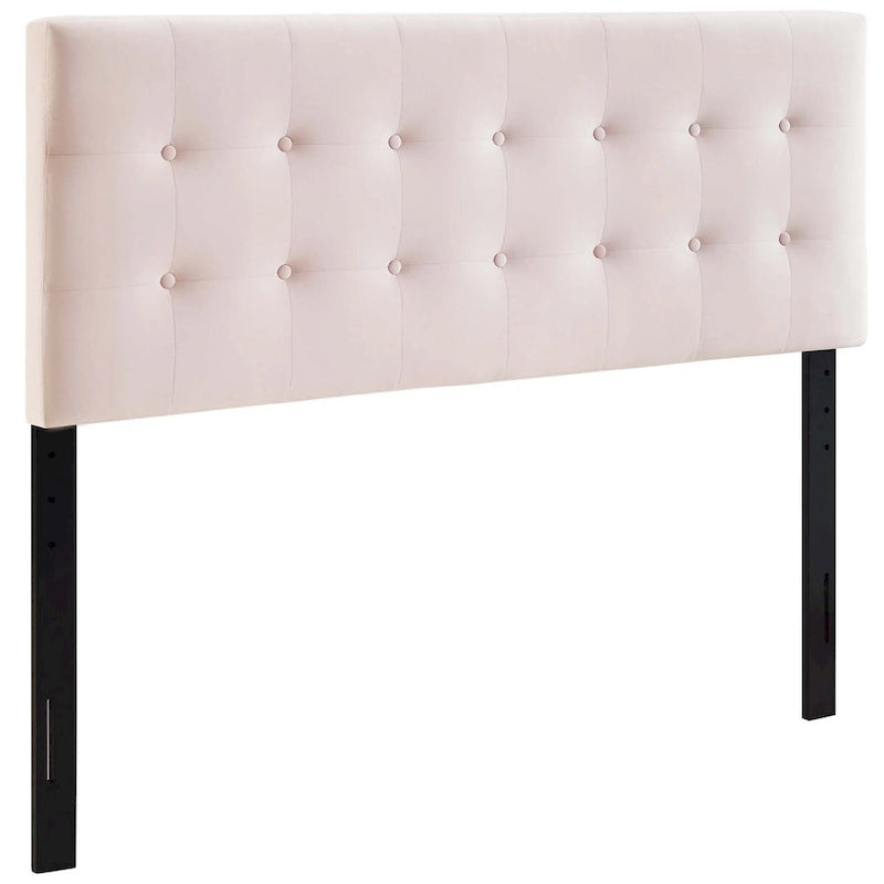 Gestoffeerd fluwelen hoofdbord voor kingsize bed