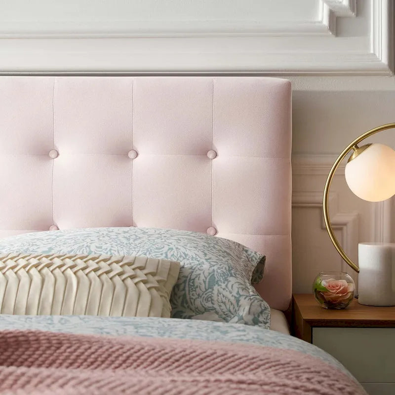 Gestoffeerd fluwelen hoofdbord voor kingsize bed