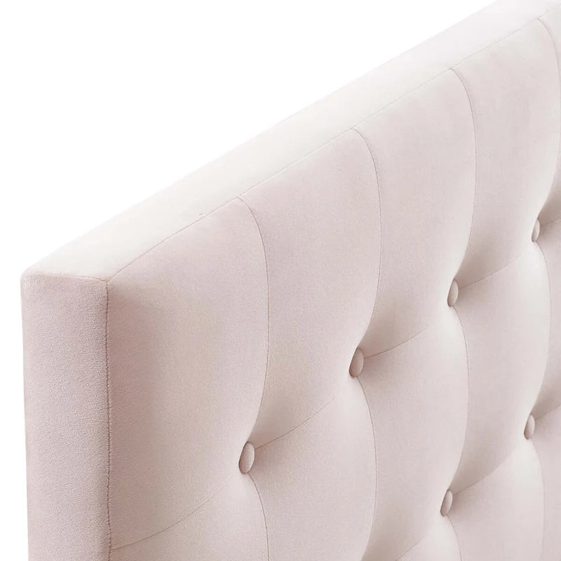 Gestoffeerd fluwelen hoofdbord voor kingsize bed