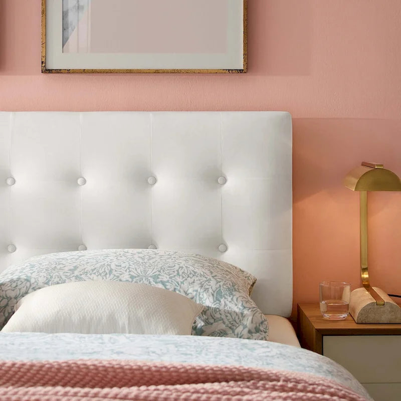 Gestoffeerd fluwelen hoofdbord voor kingsize bed
