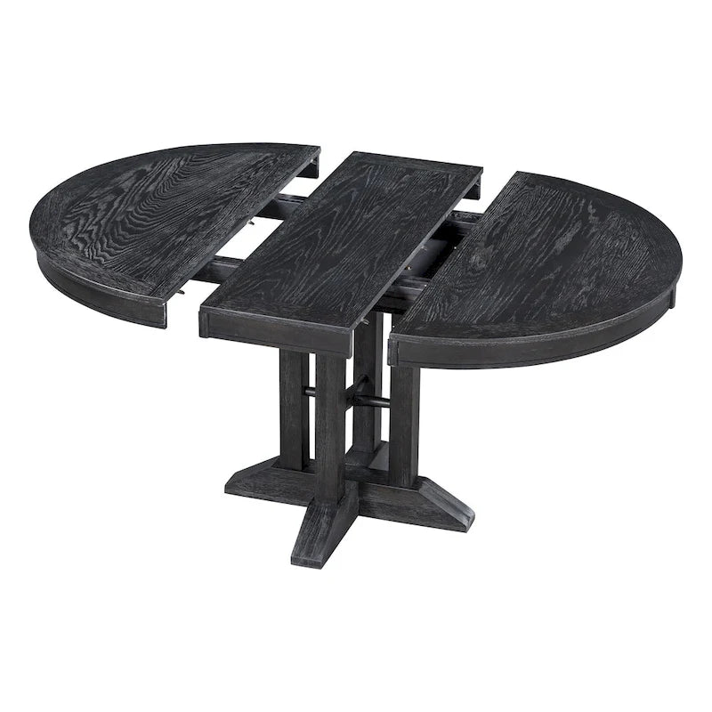 Dining Table Extendable Round Table
