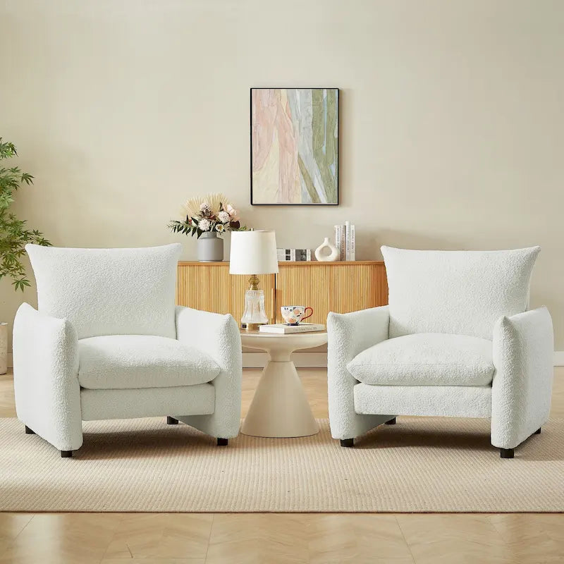 33inW Modern Armchair Accent Chair Sofa Lounge Chair(Set of 2)
