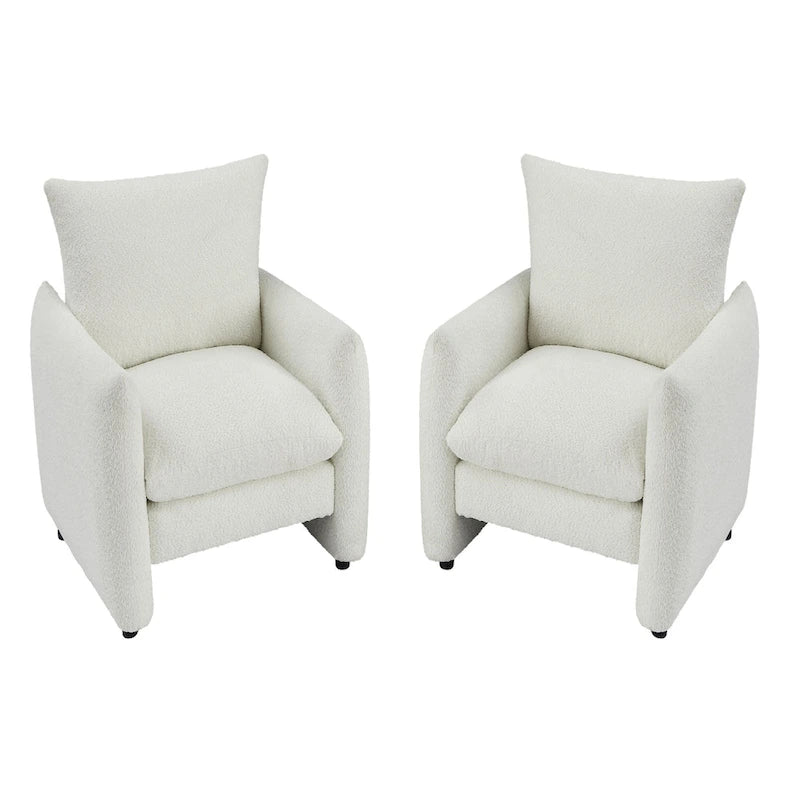 33inW Modern Armchair Accent Chair Sofa Lounge Chair(Set of 2)